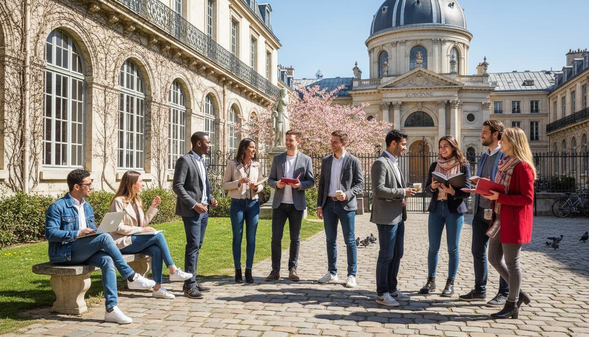 Vida estudantil e integração cultural em paris
