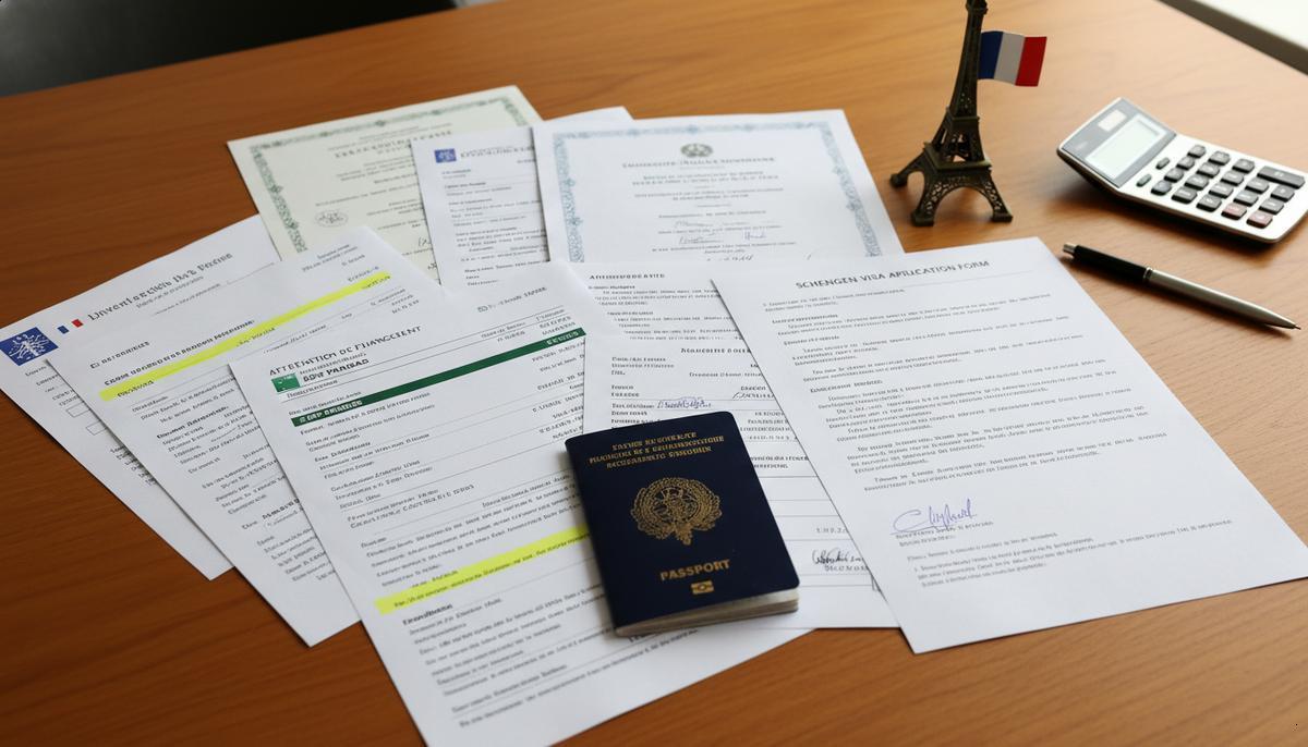 Comprovação financeira visto estudante França